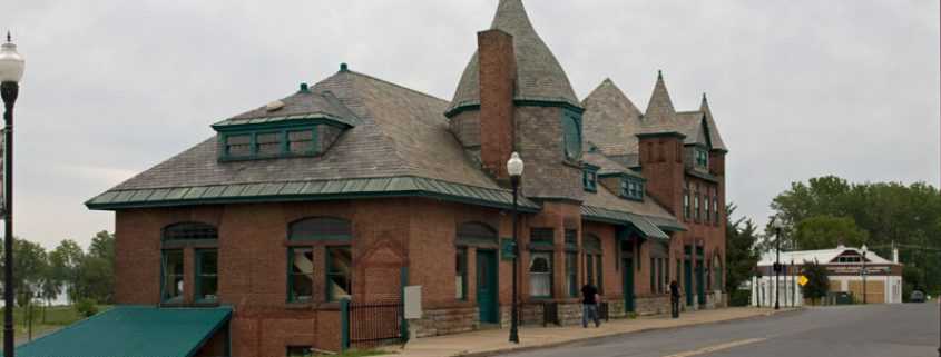 Old building in Plattsburgh, New York