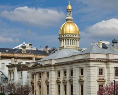 New laws from New Jersey legislative building